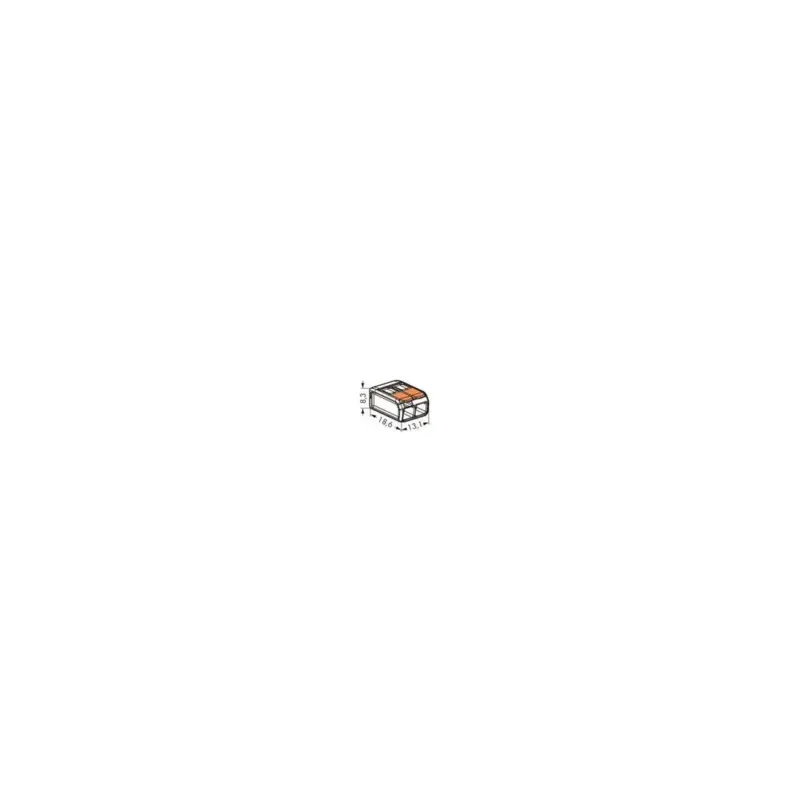 Wago lasklem 2-voudig 4mm2 per 10 stuks (221-412) - Afbeelding 3